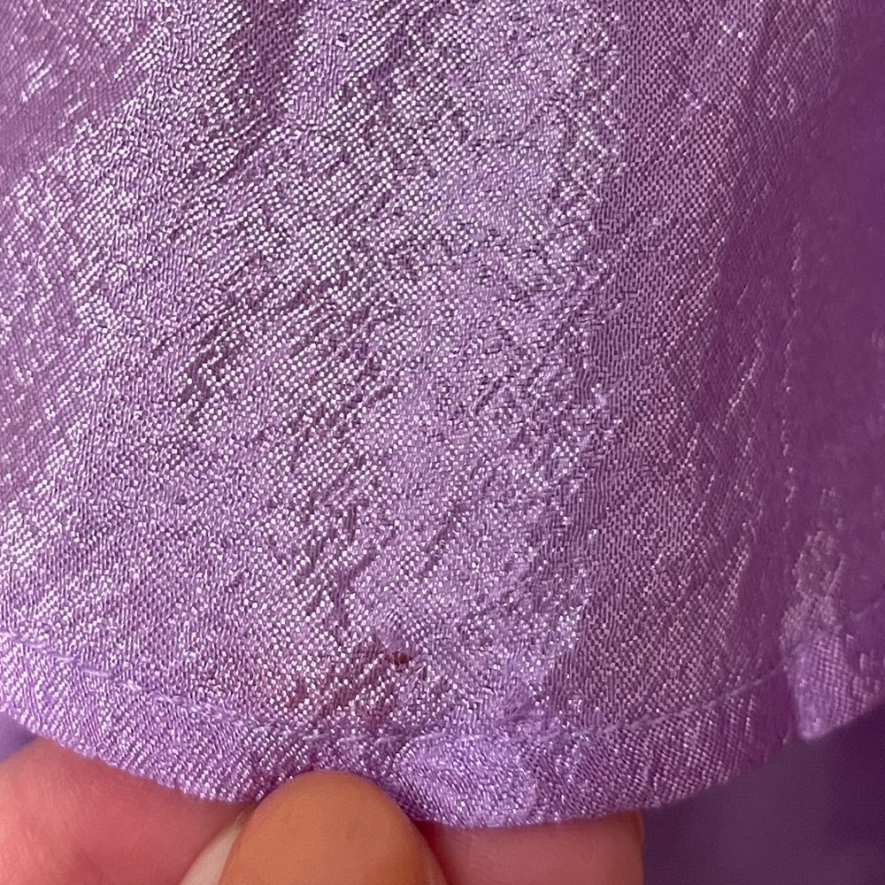 Hello Molly Lavender Ruffle Mini Dress - Picture 5 of 6